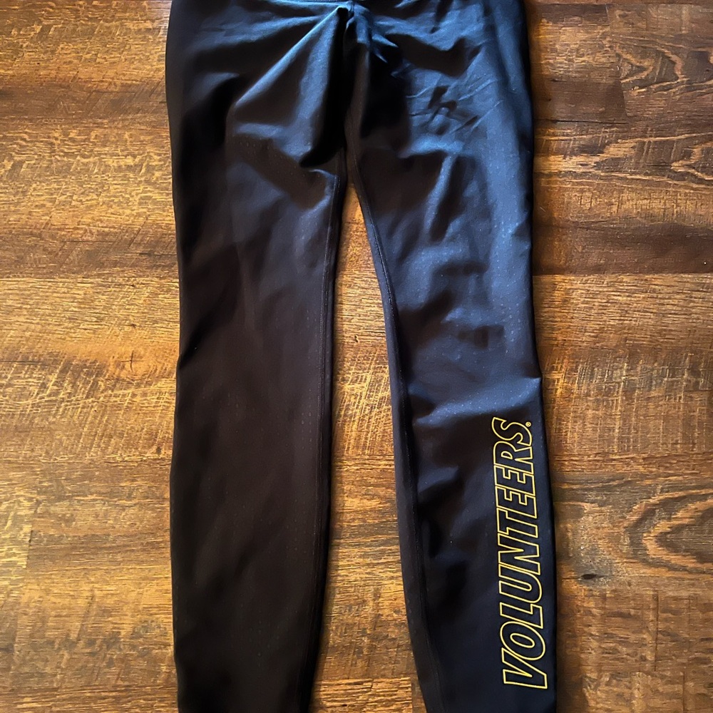 Nike Black Leggings with Orange Volunteers Logo Size M